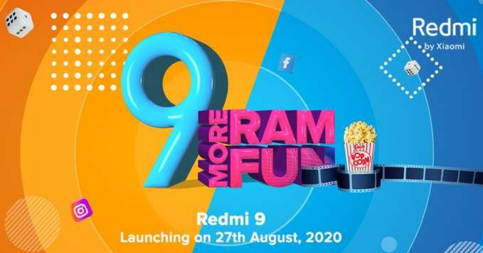 redmi 9 launch teaser