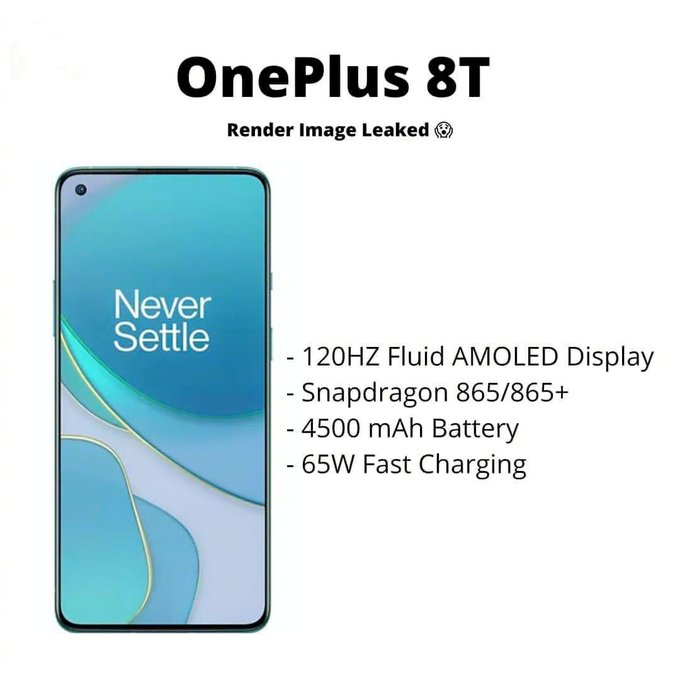 OnePlus 8T specs leak